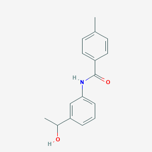 N-[3-(1-hydroxyethyl)phenyl]-4-methylbenzamide