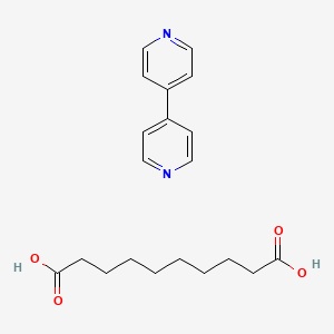 Decanedioic acid;4-pyridin-4-ylpyridine