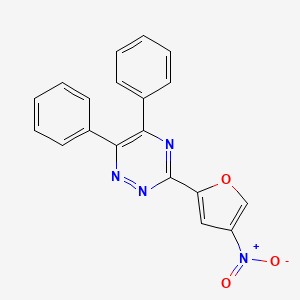 3-(4-Nitrofuran-2-yl)-5,6-diphenyl-1,2,4-triazine