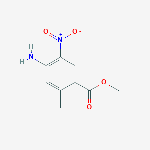 molecular formula C9H10N2O4 B1422058 4-氨基-2-甲基-5-硝基苯甲酸甲酯 CAS No. 1260848-51-8