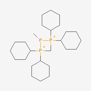 1,1,3,3-Tetracyclohexyl-2-methyltriphosphetane-1,3-diium