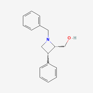 [(2S,3R)-1-benzyl-3-phenylazetidin-2-yl]methanol