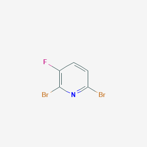 molecular formula C5H2Br2FN B1422063 2,6-Dibromo-3-fluoropyridine CAS No. 41404-59-5