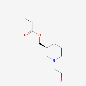 [(3S)-1-(2-fluoroethyl)piperidin-3-yl]methyl butanoate