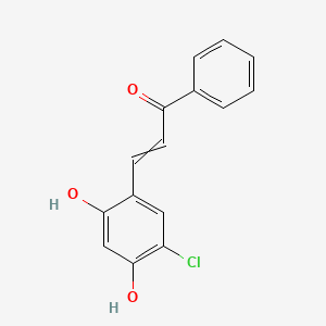 molecular formula C15H11ClO3 B14220761 3-(5-Chloro-2,4-dihydroxyphenyl)-1-phenylprop-2-en-1-one CAS No. 820244-86-8