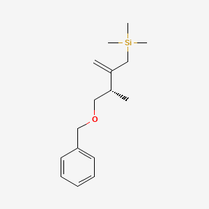 [(3S)-4-(Benzyloxy)-3-methyl-2-methylidenebutyl](trimethyl)silane