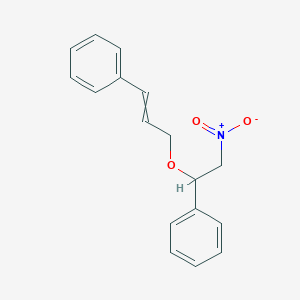 [3-(2-Nitro-1-phenylethoxy)prop-1-en-1-yl]benzene