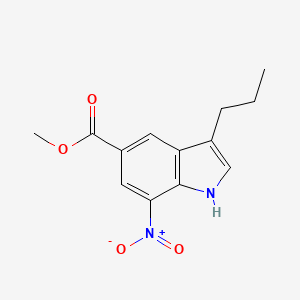 Methyl 7-nitro-3-propyl-1h-indole-5-carboxylate