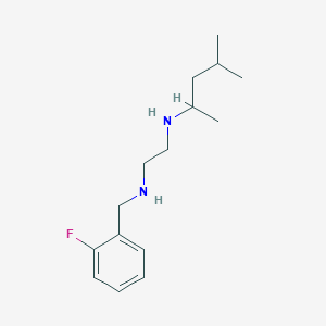 N~1~-[(2-Fluorophenyl)methyl]-N~2~-(4-methylpentan-2-yl)ethane-1,2-diamine