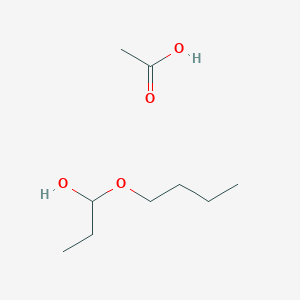 Acetic acid;1-butoxypropan-1-ol