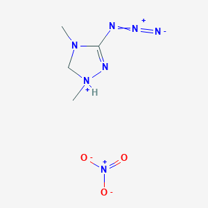 3-Azido-1,4-dimethyl-4,5-dihydro-1H-1,2,4-triazol-1-ium nitrate