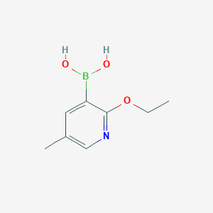 molecular formula C8H12BNO3 B1422091 (2-乙氧基-5-甲基吡啶-3-基)硼酸 CAS No. 1162256-87-2