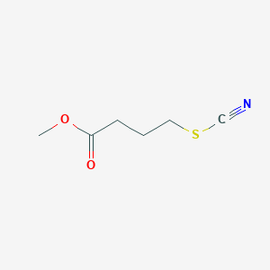 molecular formula C6H9NO2S B1422093 4-硫氰酸丁酸甲酯 CAS No. 79203-77-3