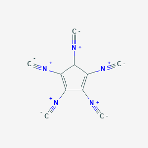 1,2,3,4,5-Pentaisocyanocyclopenta-1,3-diene