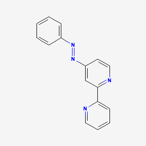 4-[(E)-Phenyldiazenyl]-2,2'-bipyridine