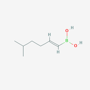 molecular formula C7H15BO2 B1422095 5-甲基-1-己烯基硼酸 CAS No. 197724-98-4