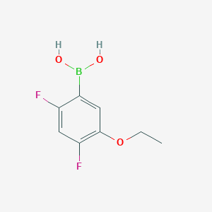 molecular formula C8H9BF2O3 B1422116 (5-Ethoxy-2,4-difluorophenyl)boronic acid CAS No. 900175-12-4