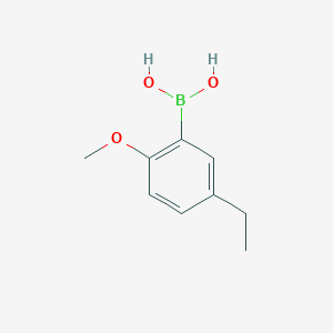 B1422118 (5-Ethyl-2-methoxyphenyl)boronic acid CAS No. 847345-37-3