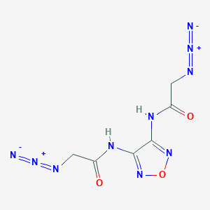 Acetamide, N,N'-1,2,5-oxadiazole-3,4-diylbis[2-azido-