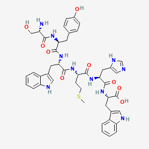 L-Seryl-L-tyrosyl-L-tryptophyl-L-methionyl-L-histidyl-L-tryptophan