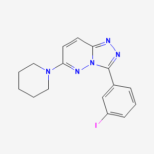 3-(3-Iodophenyl)-6-(piperidin-1-yl)[1,2,4]triazolo[4,3-b]pyridazine