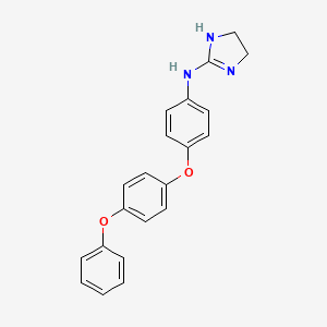 1H-Imidazol-2-amine, 4,5-dihydro-N-[4-(4-phenoxyphenoxy)phenyl]-