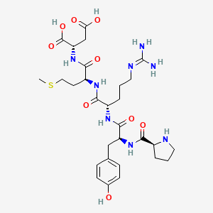 L-Prolyl-L-tyrosyl-N~5~-(diaminomethylidene)-L-ornithyl-L-methionyl-L-aspartic acid