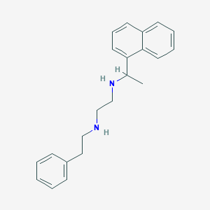 N~1~-[1-(Naphthalen-1-yl)ethyl]-N~2~-(2-phenylethyl)ethane-1,2-diamine