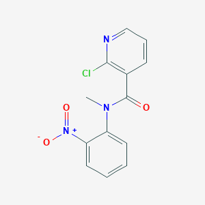 3-Pyridinecarboxamide, 2-chloro-N-methyl-N-(2-nitrophenyl)-