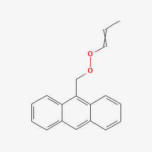 9-{[(Prop-1-en-1-yl)peroxy]methyl}anthracene