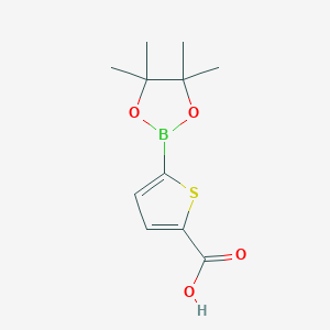 B1422139 5-(4,4,5,5-Tetramethyl-1,3,2-dioxaborolan-2-yl)thiophene-2-carboxylic acid CAS No. 779335-05-6