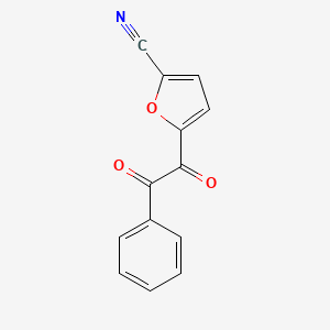 2-Furancarbonitrile, 5-(oxophenylacetyl)-