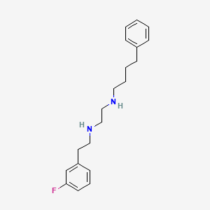 N'-[2-(3-fluorophenyl)ethyl]-N-(4-phenylbutyl)ethane-1,2-diamine