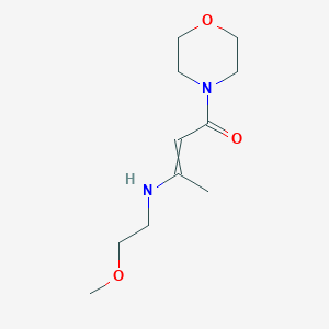 3-[(2-Methoxyethyl)amino]-1-(morpholin-4-yl)but-2-en-1-one