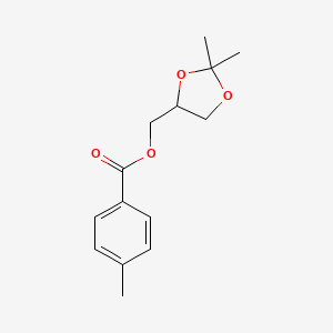 (2,2-Dimethyl-1,3-dioxolan-4-yl)methyl 4-methylbenzoate