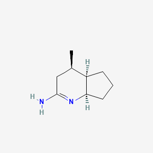 3H-Cyclopenta[b]pyridin-2-amine, 4,4a,5,6,7,7a-hexahydro-4-methyl-, (4R,4aR,7aR)-