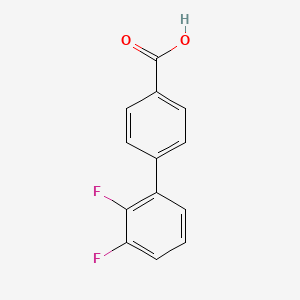 molecular formula C13H8F2O2 B1422153 2',3'-二氟-[1,1'-联苯]-4-羧酸 CAS No. 505082-93-9