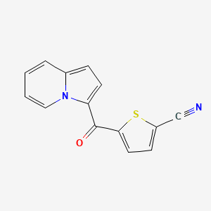 5-(Indolizine-3-carbonyl)thiophene-2-carbonitrile