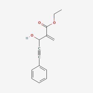 Ethyl 3-hydroxy-2-methylidene-5-phenylpent-4-ynoate