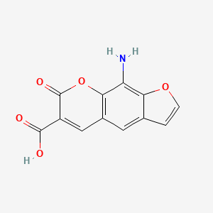 9-Amino-7-oxo-7H-furo[3,2-g][1]benzopyran-6-carboxylic acid