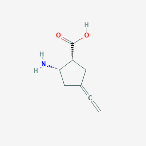 (1R,2S)-2-amino-4-ethenylidenecyclopentane-1-carboxylic acid