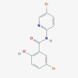 5-Bromo-N-(5-bromopyridin-2-yl)-2-hydroxybenzamide