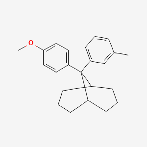 Bicyclo[3.3.1]nonane, 9-(4-methoxyphenyl)-9-(3-methylphenyl)-