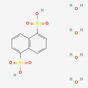 molecular formula C10H16O10S2 B1422173 1,5-萘二磺酸四水合物 CAS No. 211366-30-2
