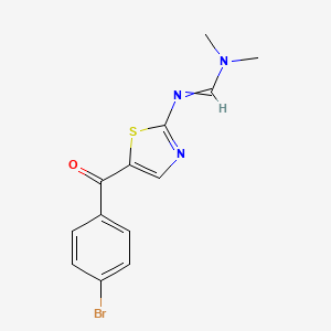 N'-[5-(4-Bromobenzoyl)-1,3-thiazol-2-yl]-N,N-dimethylmethanimidamide