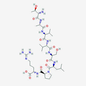 L-Threonyl-L-alanyl-L-valyl-L-valyl-L-seryl-L-leucyl-L-prolyl-N~5~-(diaminomethylidene)-L-ornithine