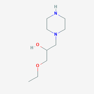 B1422189 1-Ethoxy-3-(piperazin-1-yl)propan-2-ol CAS No. 54469-46-4