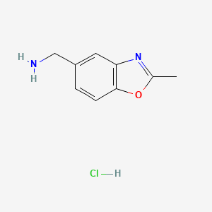 B1422202 (2-Methylbenzo[d]oxazol-5-yl)methanamine hydrochloride CAS No. 903556-82-1