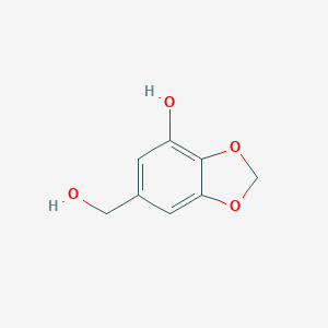 B142221 3,4-(Methylenedioxy)-5-hydroxy-benzylalcohol CAS No. 150502-45-7