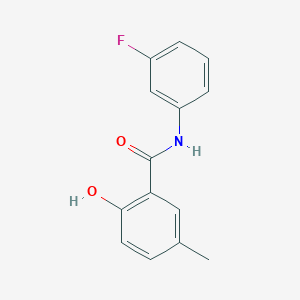 N-(3-Fluorophenyl)-2-hydroxy-5-methylbenzamide